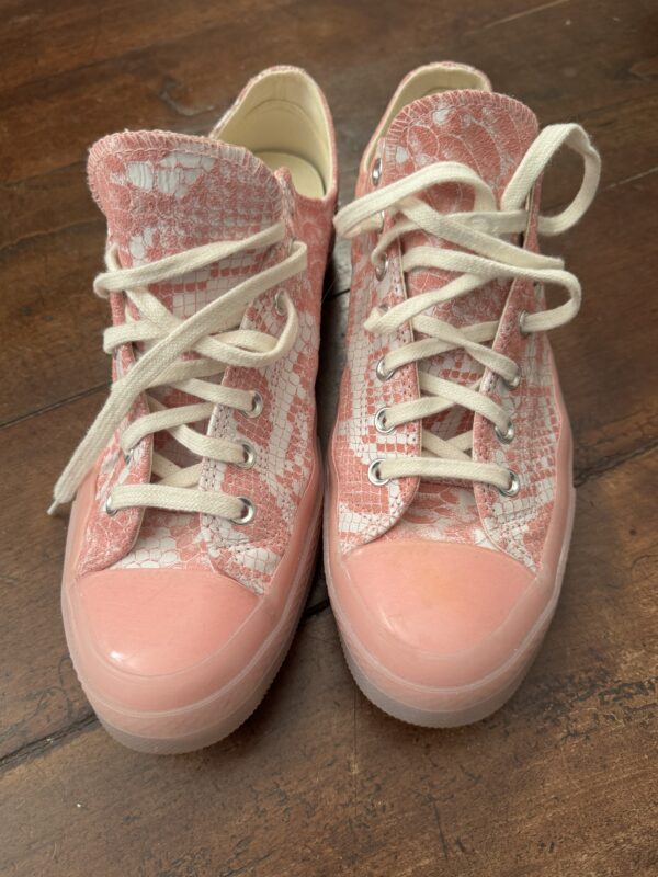 Converse sneakers basse in tessuto tecnico rosa Taglia 11 UK - immagine 2